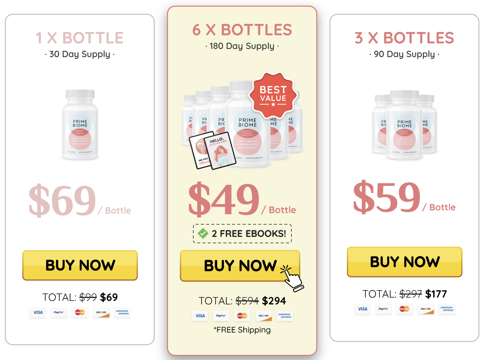 PrimeBiome Price PrimeBiome Price